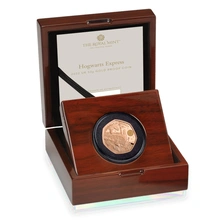 Pièce 50 Pence Or 2022 25ème Anniversaire de Harry Potter Le Poudlard Express en Boîte