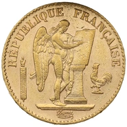 Pièce 20 Francs Or Génie 3ème République 1895 A