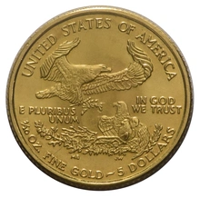 Pièce American Eagle Or 1/10 Once Notre Choix