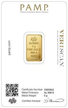 Lingot d'Or 5g Pamp