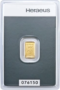 Lingot d'Or 1g Heraeus