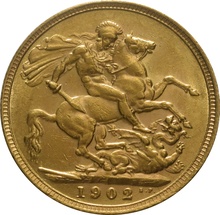 Souverain Or 1902 Edouard VII Londres