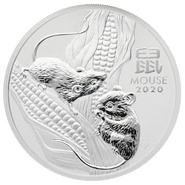 Collection Perth Mint Lunar de 1 once en argent - 2020 Année de la Souris