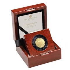 Pièce Harry Potter Or 1/4 Once 2022 Poudlard Express 25ème Anniversaire BE en Boîte