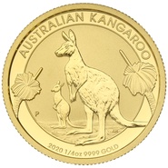 Kangourou en or de 1/4 Once - 2020