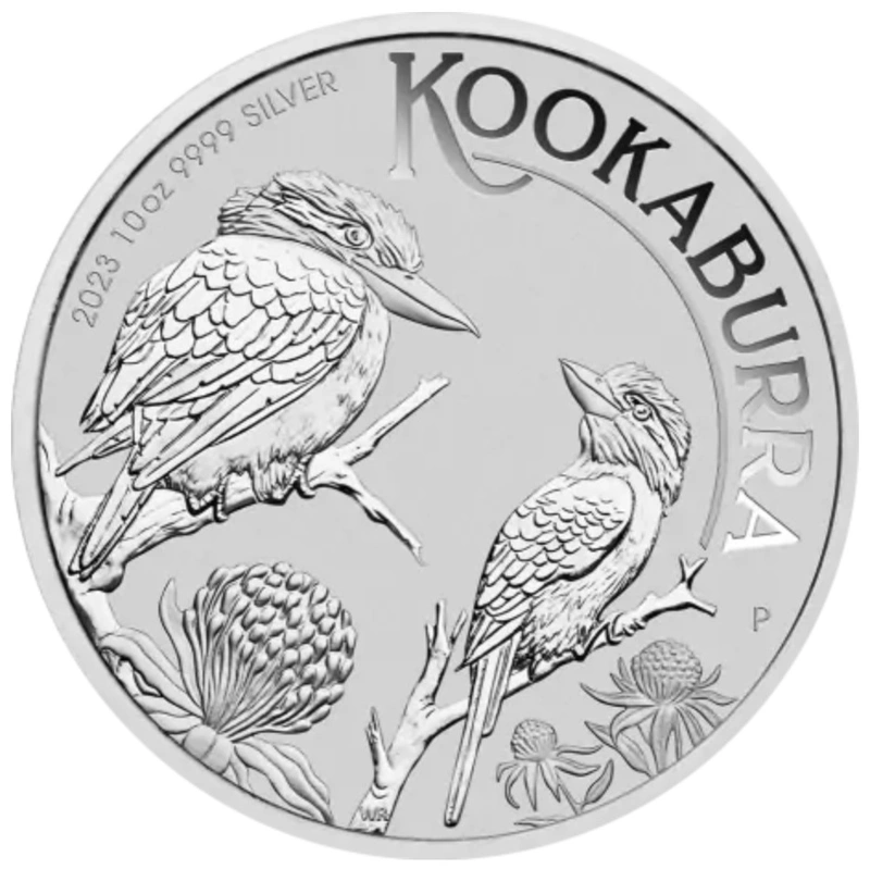 Pièce Kookaburra Argent 10 Onces 2023
