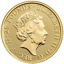 L'Éale de Beaufort Collection Royal Mint Tudor Beasts Or 1/4 Once 2023