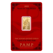 Lingot d'Or 5g Pamp 2025 Année du Serpent