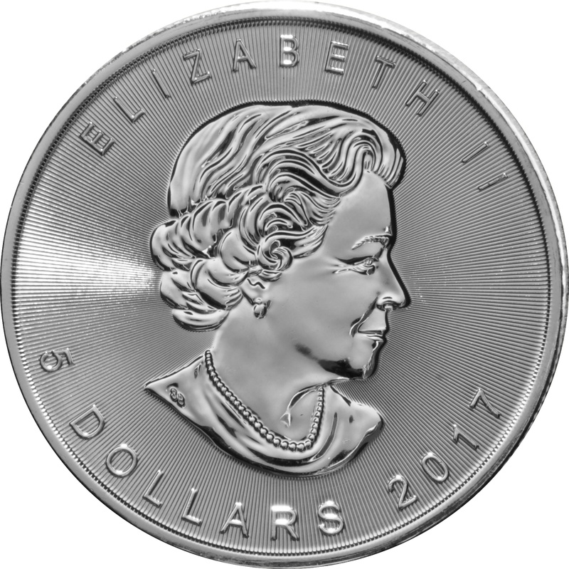 2017 1oz Canadian Maple Silver Coin