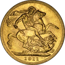 Pièce Souverain Or 1911 (C)