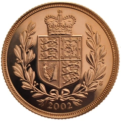 Pièce Souverain Or 2002 Jubilé d'Or