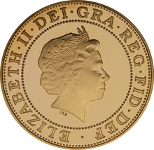Pièce d'or de 2 livres sterling de 2002 (double souverain) Technologies