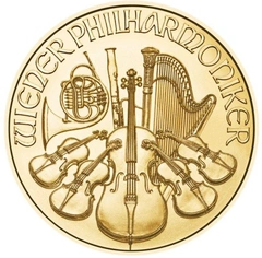 Pièce Philharmonique Or 1/4 Once 2023