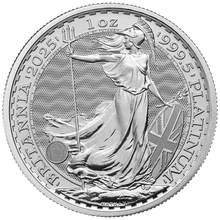 Pièce Britannia Platine 1 Once 2025