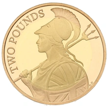 Pièce 2 Livres Or 2015 Britannia BE en Boîte