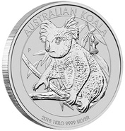 Koala en argent de 1kg - 2018
