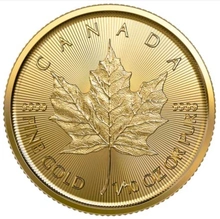 Pièce Maple Leaf Or 1/10 Once 2023