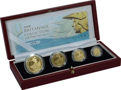 4 Pièces Britannia Or 2006 BE en Boîte
