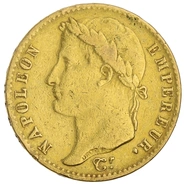 Pièce 20 Francs Or 1815 Napoléon I A
