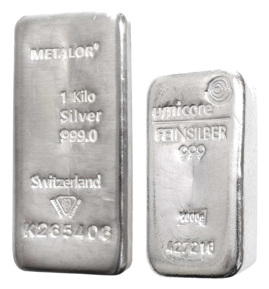 Lingot d'Argent 1Kg Notre Choix